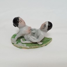 핸드메이드 남녀 도자기 인형 D